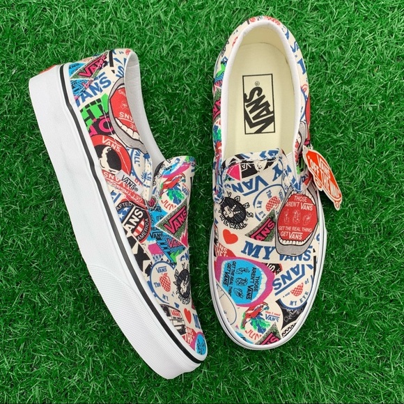 Vans Classic Slip On Vans Mash Up Stickers - Picture 3 of 7